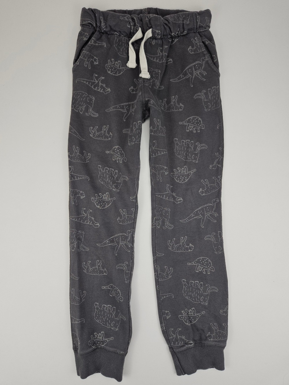 Carter’s Kids Dinosaur Jogger Sweatpants Size 8 Grey